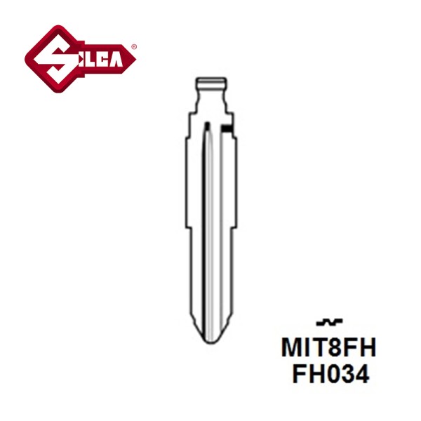 Silca MIT8FH Flip Head Key Blade