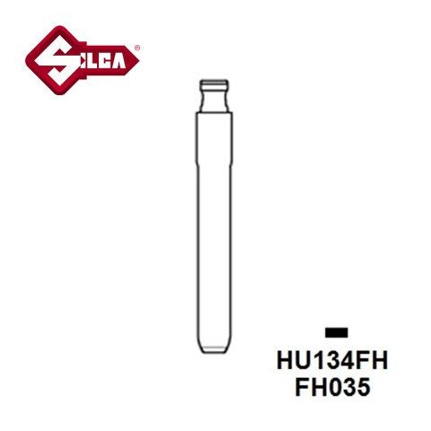 Silca HU134FH Flip Head Key Blade