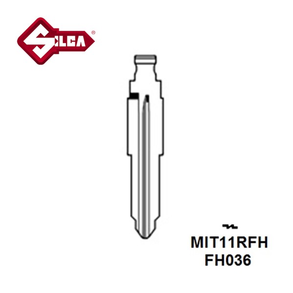 Silca MIT11RFH Flip Head Key Blade