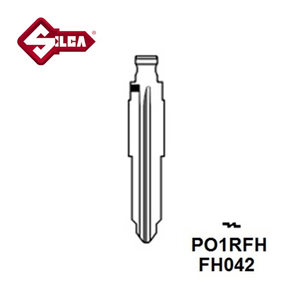 Silca PO1RFH Flip Head Key Blade