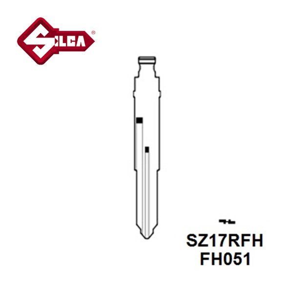 Silca SZ17RFH Flip Head Key Blade