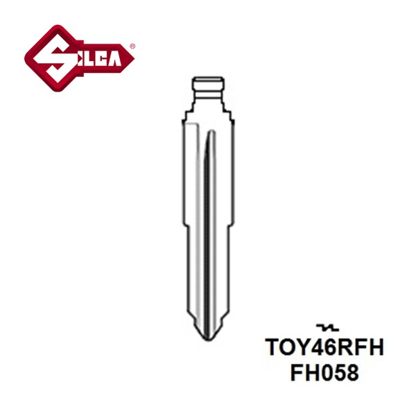 Silca TOY46RFH Flip Head Key Blade