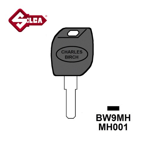 Silca MH Electronic Key Blade BW9MH (BMW Motorbike)