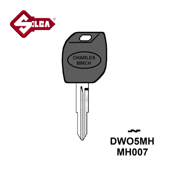 Neotel Mh Key Silca MH Electronic Key Blade DWO5MH (Vauxhall Antara)