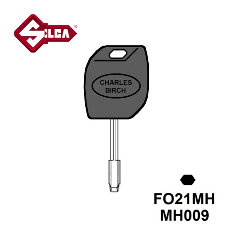 Silca MH Electronic Key Blade FO21MH (Tibbe)