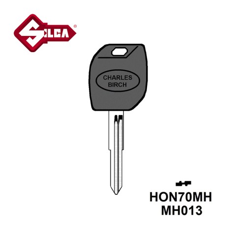 Silca MH Electronic Key Blade HON70MH (Honda Motorbike)