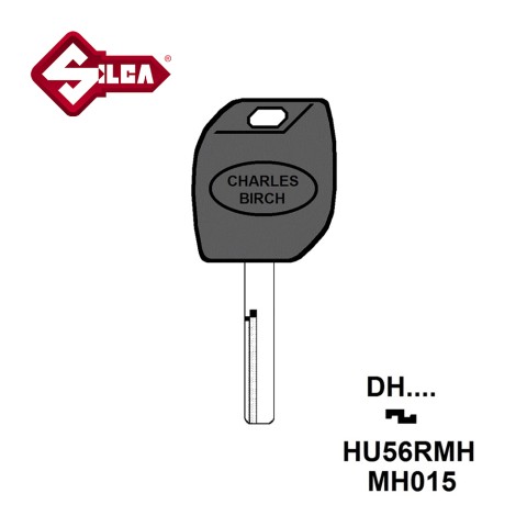 Silca MH Electronic Key Blade HU56RMH (Mitsubishi)