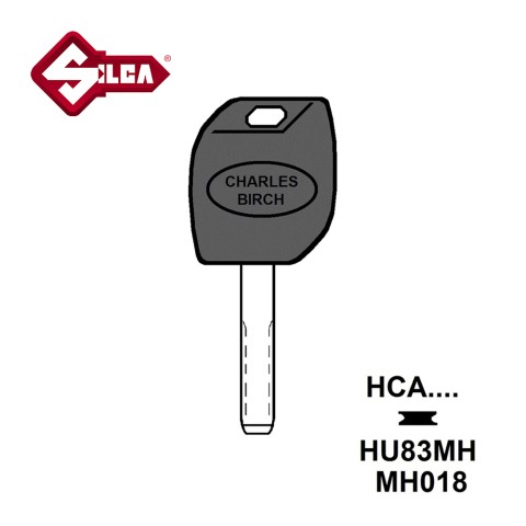 Silca MH Electronic Key Blade HU83MH (Citroen/Peugeot)