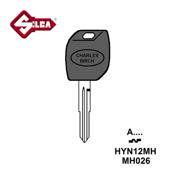 Silca MH Electronic Key Blade HYN12MH (Hyundai)
