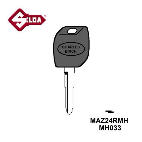 Silca MH Electronic Key Blade MAZ24RMH (Mazda)