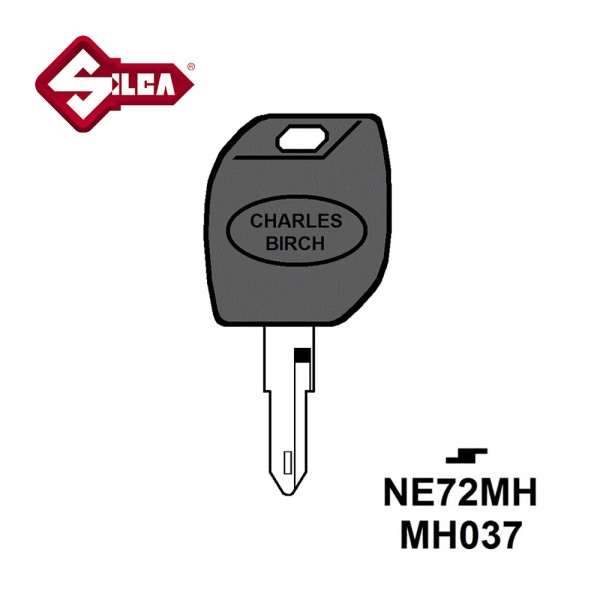 Silca MH Electronic Key Blade NE72MH (Renualt)