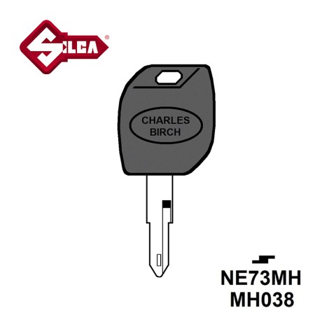 Silca MH Electronic Key Blade NE73MH (Renualt/Peugeot)