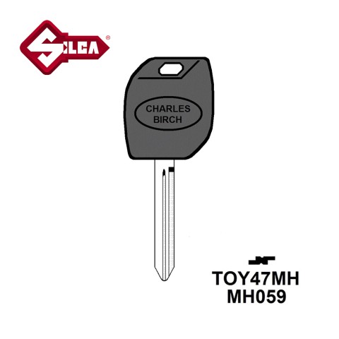 Silca MH Electronic Key Blade TOY47MH (Toyota)