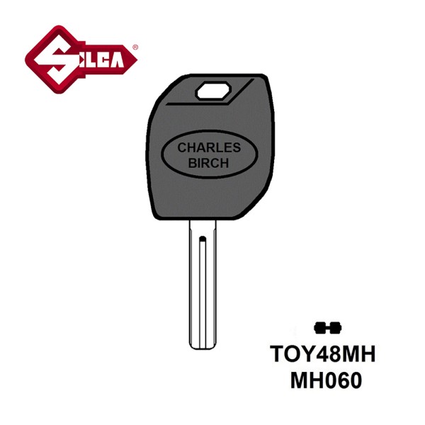 Silca MH Electronic Key Blade TOY48MH (Lexus)