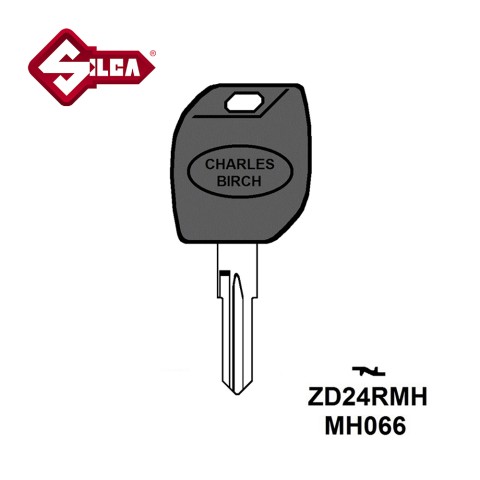 Silca MH Electronic Key Blade ZD24RMH (Honda/Yamaha)