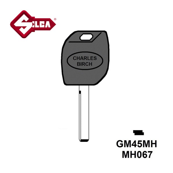 Silca MH Electronic Key Blade  GM45MH  (Holden)