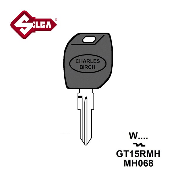 Silca MH Electronic Key Blade GT15RMH (Alfa Romeo/Fiat)