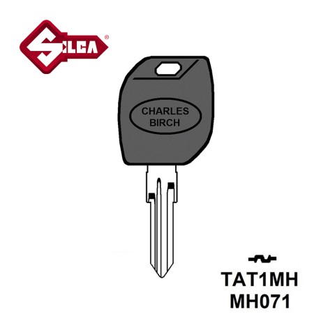 Silca MH Electronic Key Blade TAT1MH (Tata/Rover)