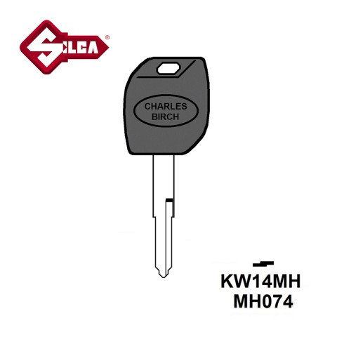 Silca MH Electronic Key Blade KW14MH (Kawasaki)