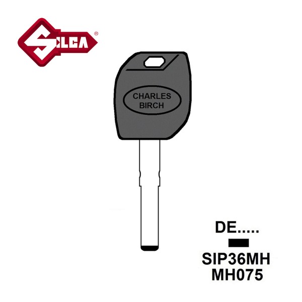 Silca MH Electronic Key Blade  SIP36MH  (Peugeot)