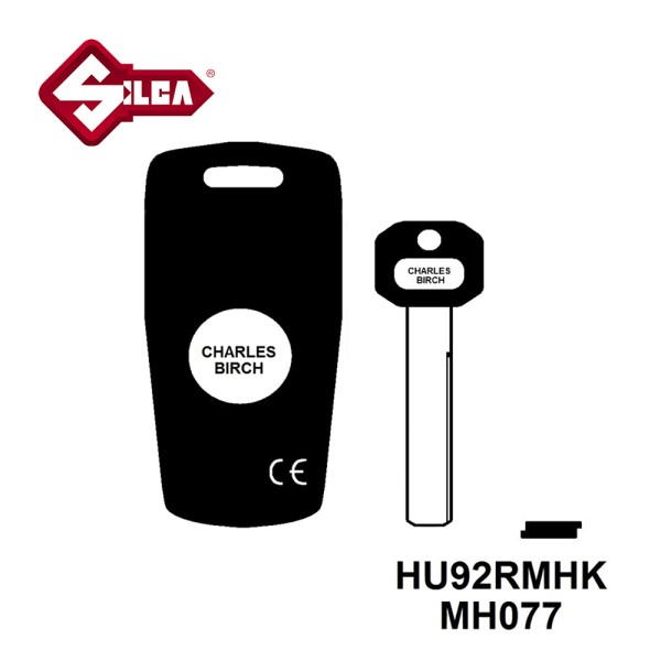 Silca HU92RMHK MH Electronic - Keyless for BMW (With Chip)