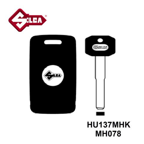 Silca HU137MHK MH Electronic Keyless for Volvo (With Chip)