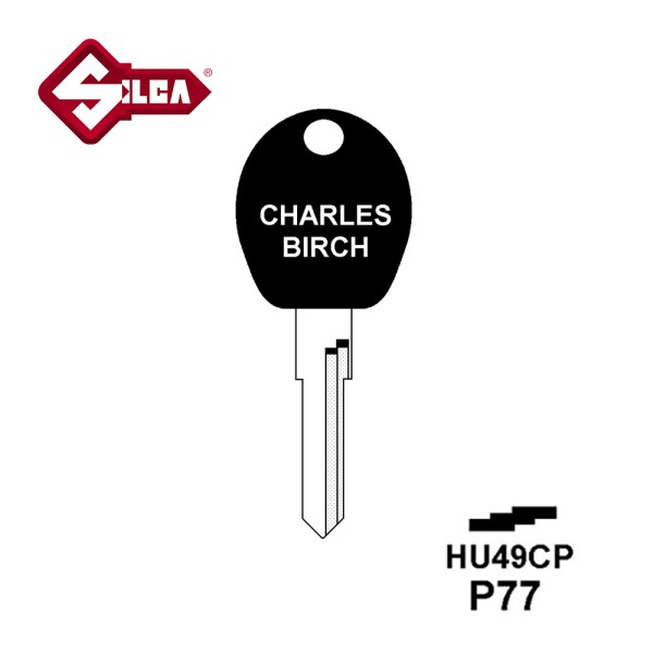Silca HU48P Audi Vehicle Blank