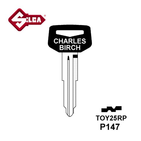 Silca TOY25P Toyota Vehicle Blank