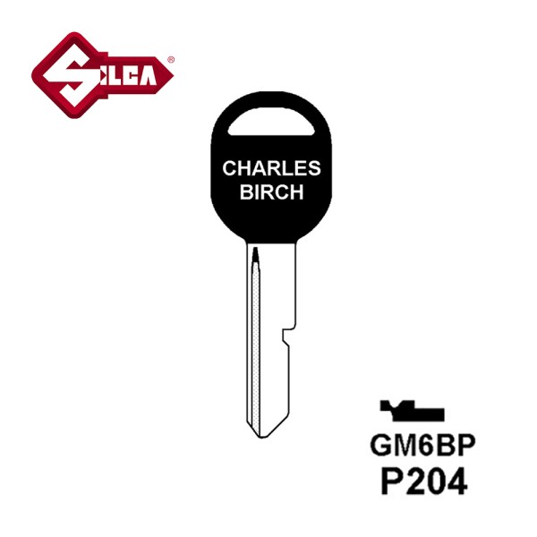 Silca GM6DP Chevrolet Vehicle Blank 