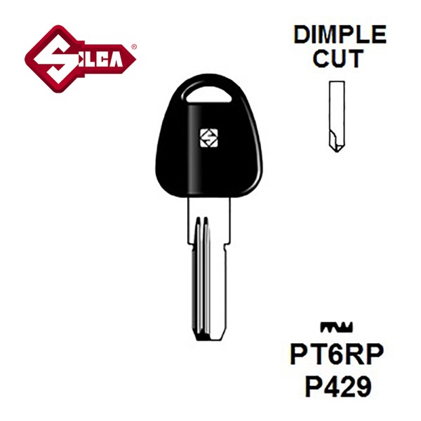 Silca PT6RP Potent Dimple Plastic Top Blank