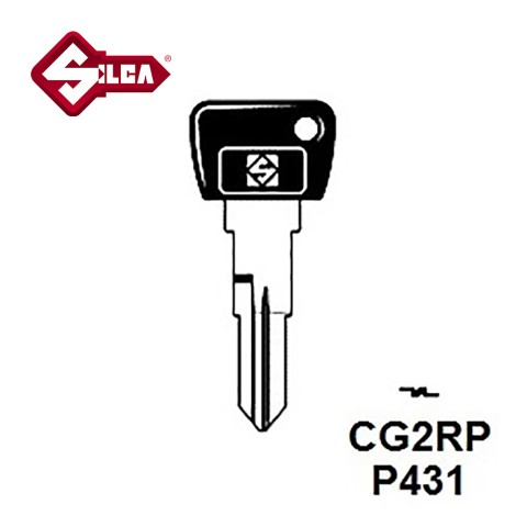 Silca CG2RP Cagiva Vehicle Plastic Top Blank