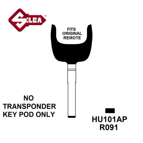 Silca Remote Blank HU101AP (1) Ford (C Max)