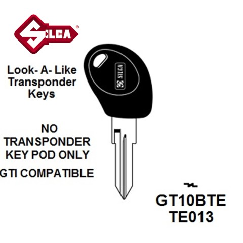 Silca GT10BTE - Fiat Transponder (Without Chip)