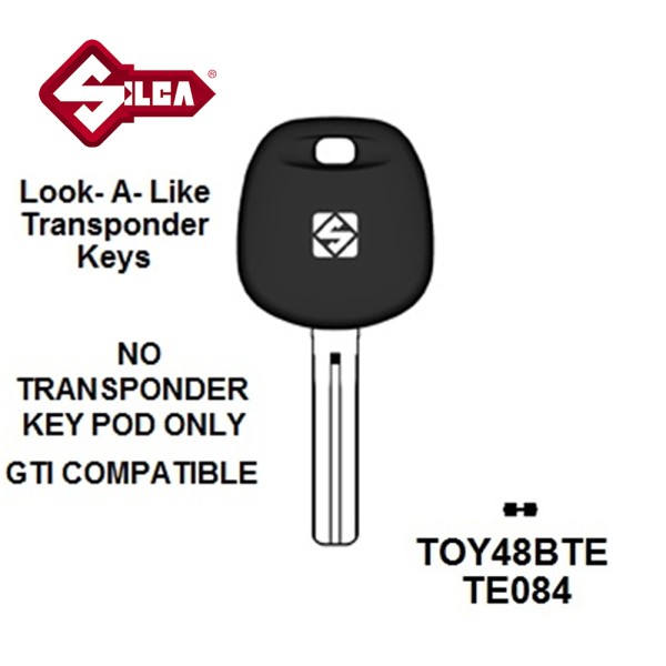 Silca TOY48BTE - Toyota Transponder (Without Chip) TP00TOYO-30P CTP575
