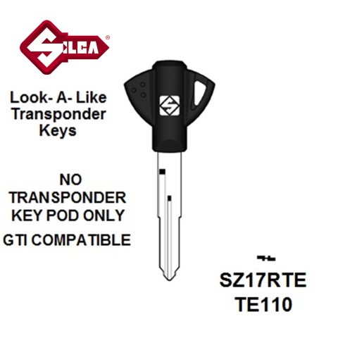 Silca SZ17RTE - Suzuki Transponder (Without Chip)