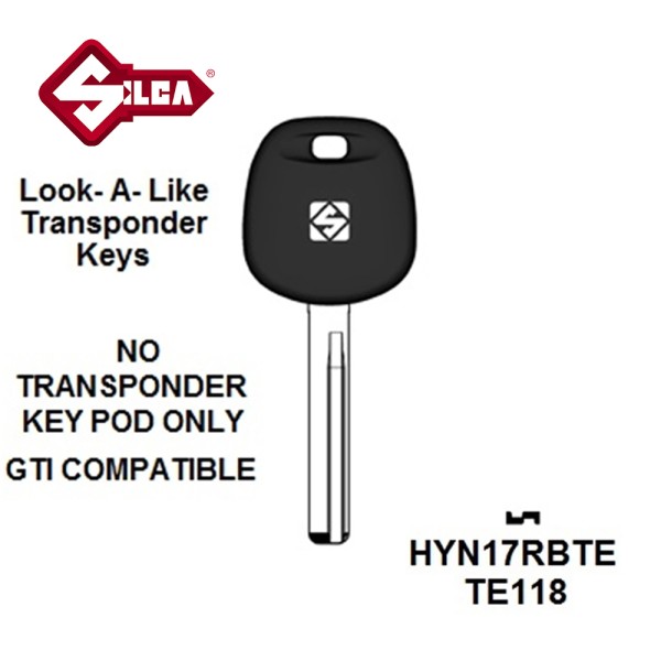Silca HYN17RBTE Hyundai - Transponder (Without Chip)