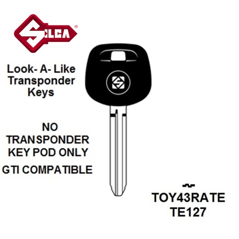 Silca TOY43RATE Isuzu Transponder (Without Chip)