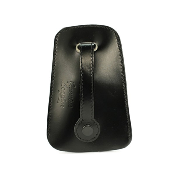 Birch Bell Leather Key Case Black & Brown 4.5 x 3 Inch. Special Clearance 25% Discount