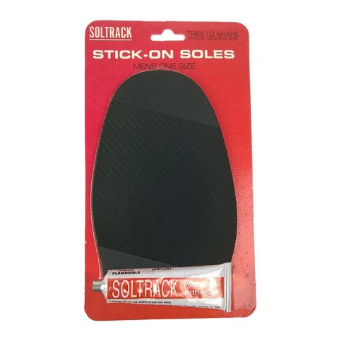 Soltrack DIY Rubber Stick On Soles Gents With Glue