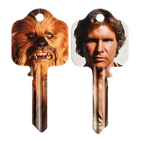 Licensed Keys - Chewbacca/ Han Solo Silca Ref UL054