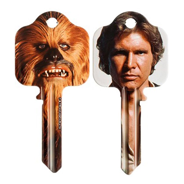 Licensed Keys - Chewbacca/ Han Solo Silca Ref UL054