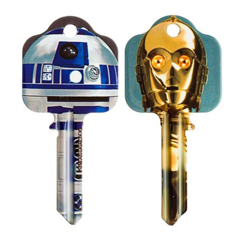 Licensed Keys - R2D2/C3PO Silca Ref UL054