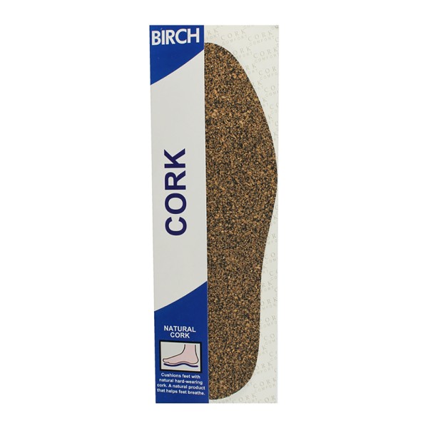 Birch Cork Insoles One Size