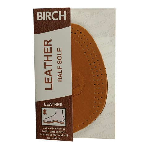 Birch Leather Half Insoles