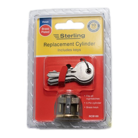 RCB100 Replacement Cylinder - Brass