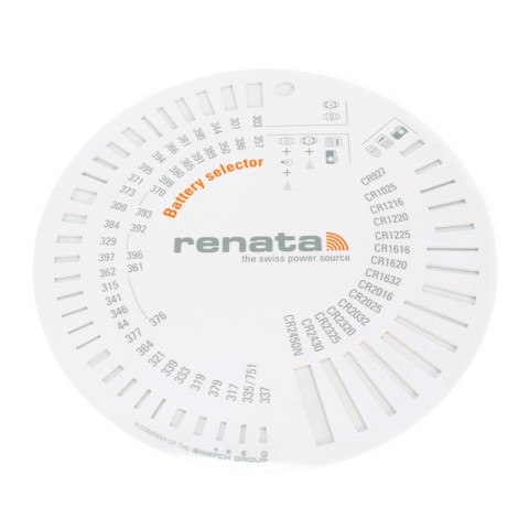 Renata Battery Selector 
