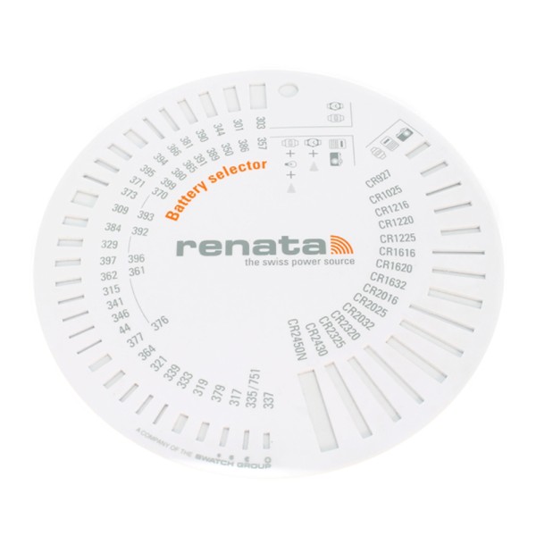 Renata Battery Selector 