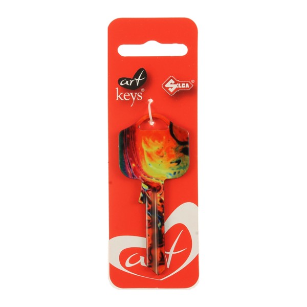 Art Key 5998 UL054 Red Hues 58 On Red Silca Card