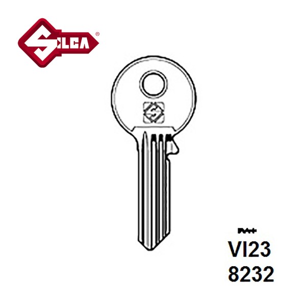 Silca VI23- Viro Cylinder Blank JMA VI23  