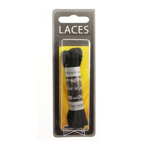 Shoe-String Blister Pack Laces 60cm Cord (6 Pairs)